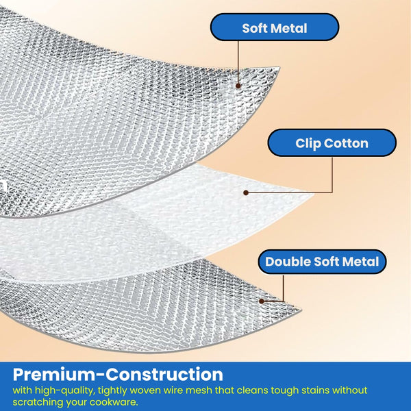 Double Layer Multipurpose Non-scratch Wire Cloths